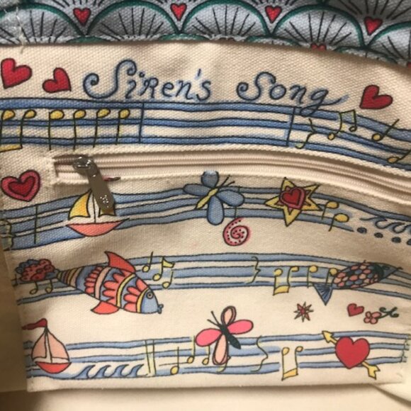 NWT Brighton MERMAID SIREN’S SONG Canvas Tote ($150) & Brighton Water Bottle - Picture 5 of 7